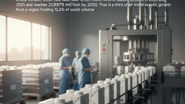 South East Asia Fills 18.1 Billion Litres Of Aseptic Product: One Region Carries A Third Of World Growth To 2030