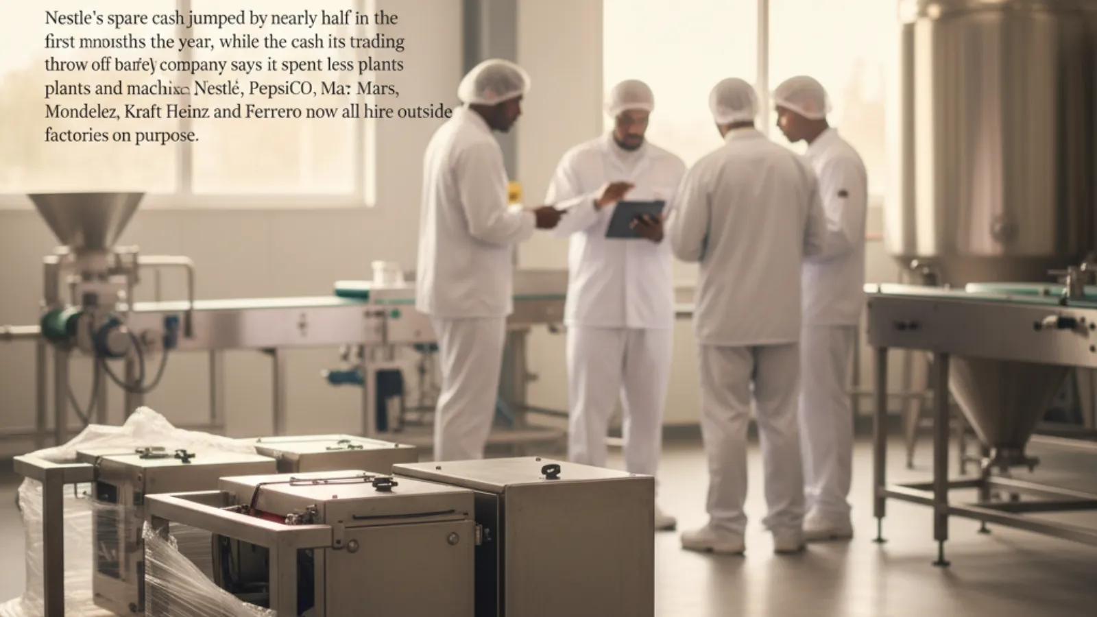 Big Food Is Renting Its Factories. Why Nestlé, Mars and PepsiCo Are Changing Who Owns the Plant