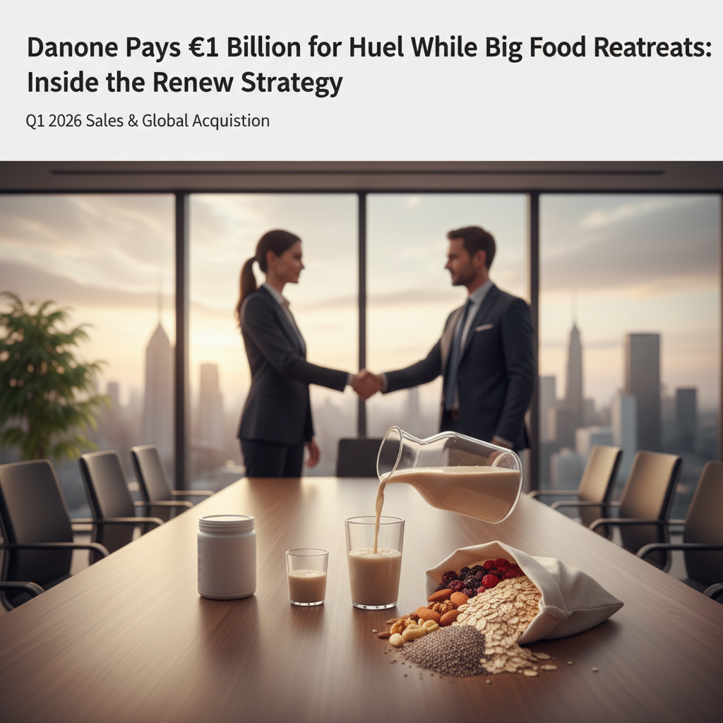 Danone Pays €1 Billion for Huel While Big Food Retreats: Inside the Renew Strategy