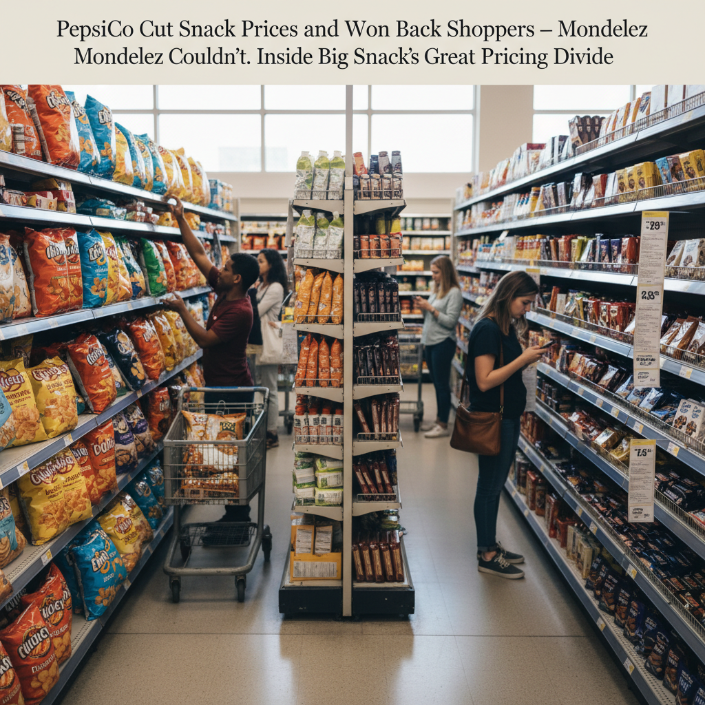 PepsiCo Cut Snack Prices and Won Back Shoppers — Mondelez Couldn't. Inside Big Snack's Great Pricing Divide.